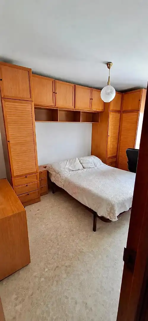 Bedroom of Flat for sale in Málaga  with Air Conditioner, Terrace and Furnished
