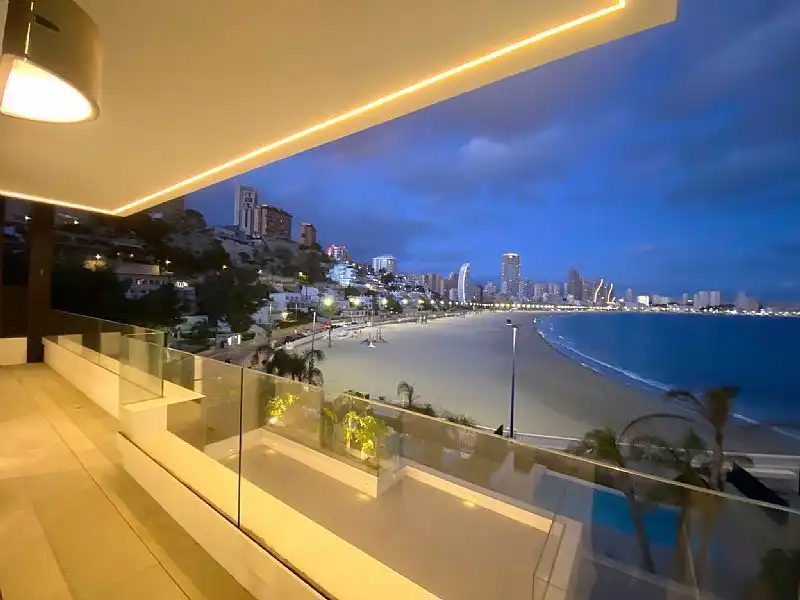 Terrace of Duplexes for sale in Benidorm  with Air Conditioner and Swimming Pool