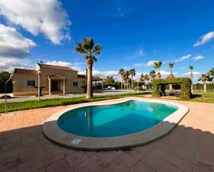 Garden of House or chalet to rent in Elche / Elx  with Air Conditioner, Terrace and Swimming Pool