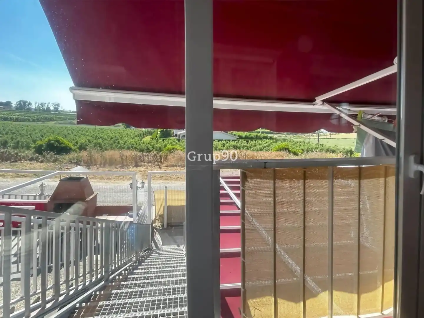 Terraza de Casa adosada en venta en Puigverd de Lleida con Aire acondicionado, Calefacción y Parquet