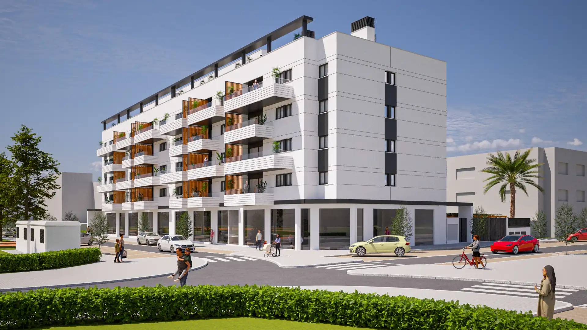 Piso de obra nueva con piscina en venta en Calle Almogía 61, imagen 3
