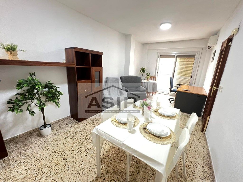 Sala de estar de Piso en venta en La Pobla Llarga con Balcón