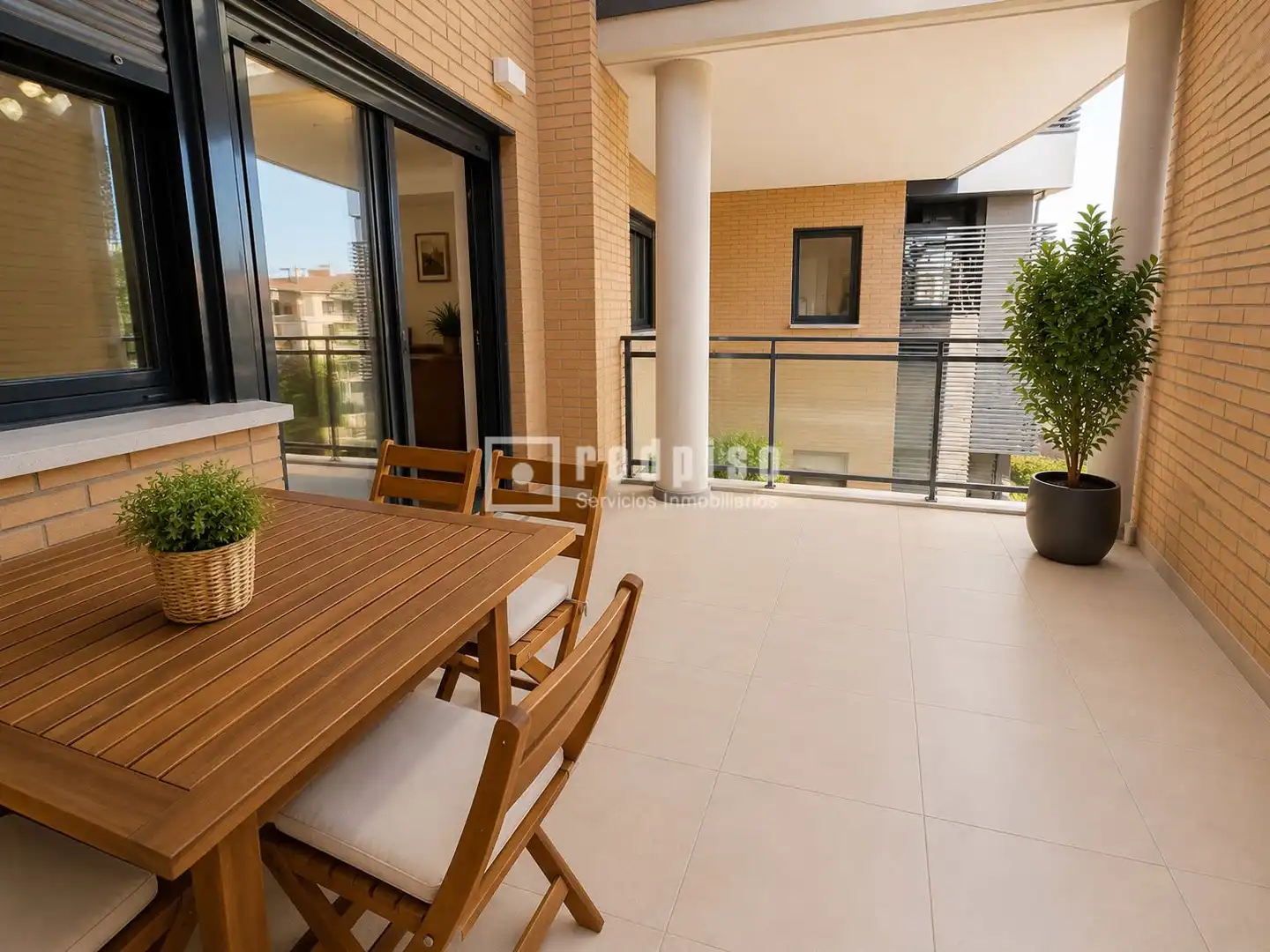 Terraza de Piso en venta en Getafe con Aire acondicionado, Calefacción y Jardín privado