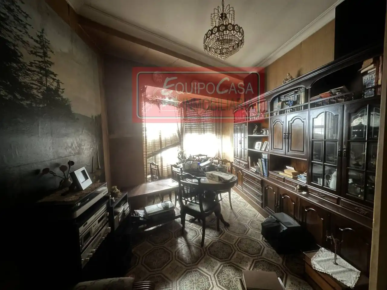 Sala d'estar de Casa adosada en venda en Lugo amb Calefacció, Parquet i Terrassa