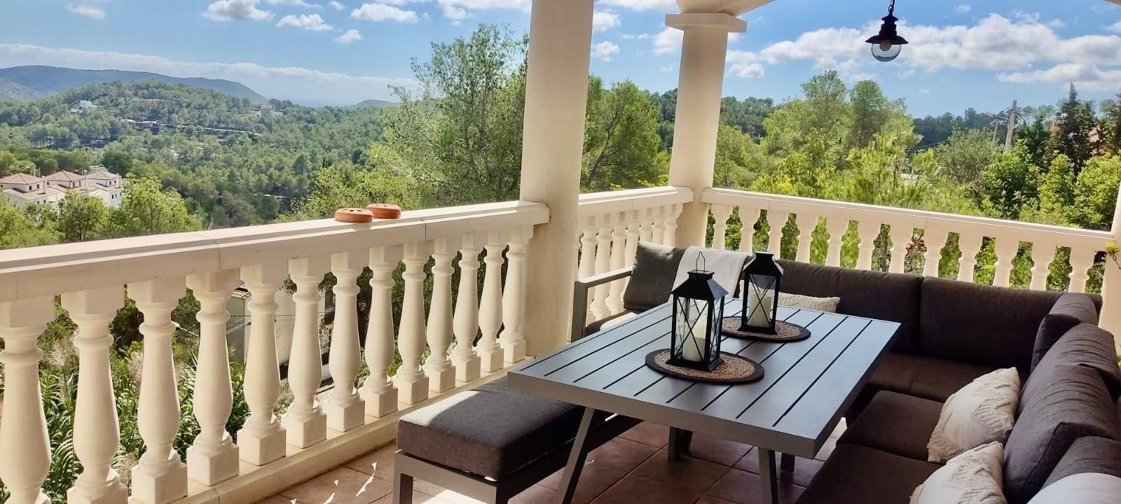 Terrassa de Casa o xalet en venda en Olivella amb Calefacció, Jardí privat i Terrassa