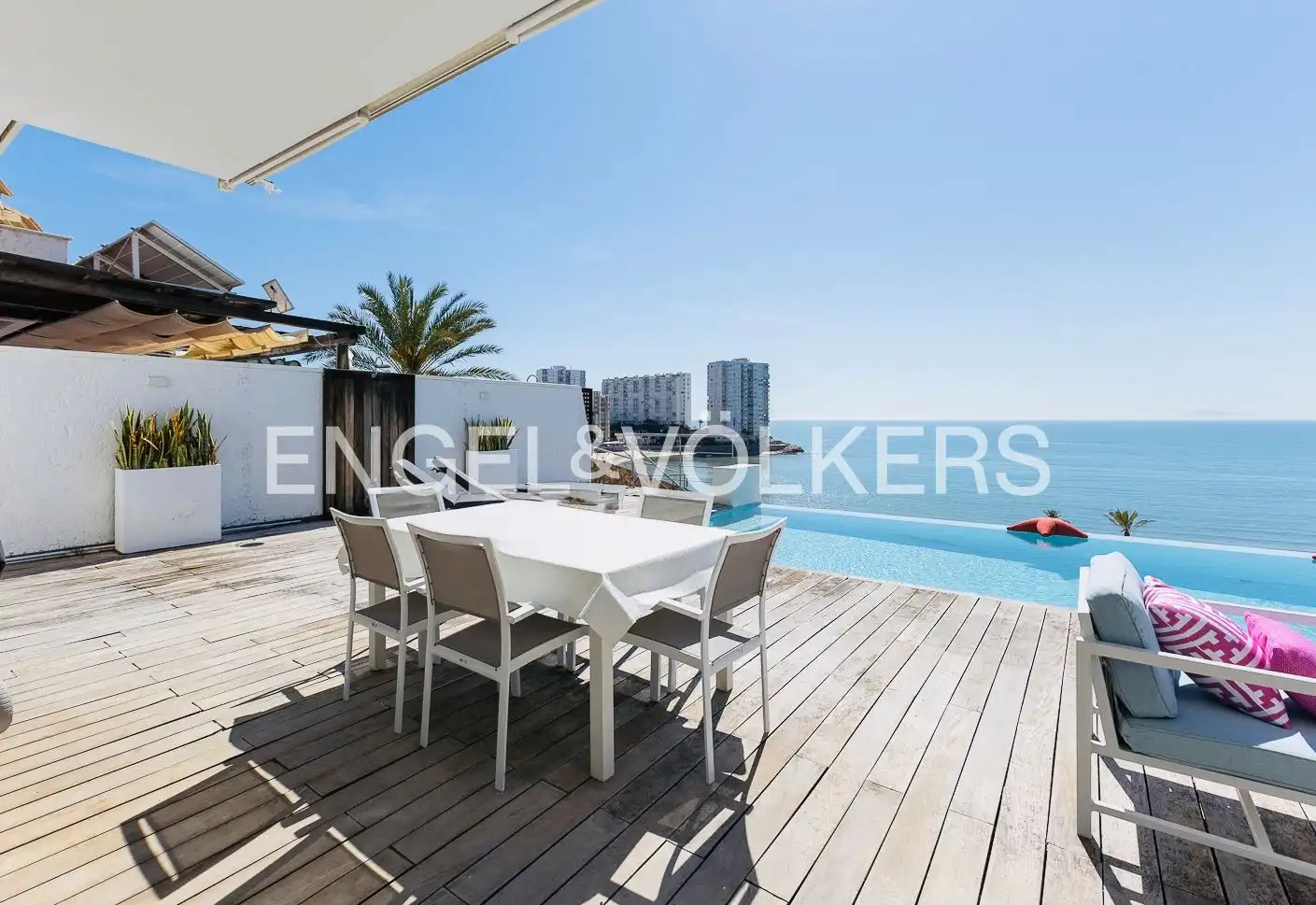 Terraza de Casa o chalet de alquiler en Cullera con Aire acondicionado, Calefacción y Piscina