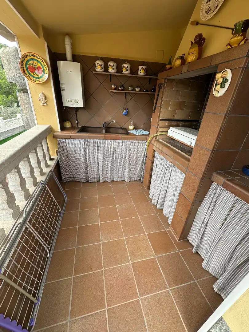 Cocina de Casa o chalet en venta en Castellet i la Gornal con Aire acondicionado, Calefacción y Jardín privado