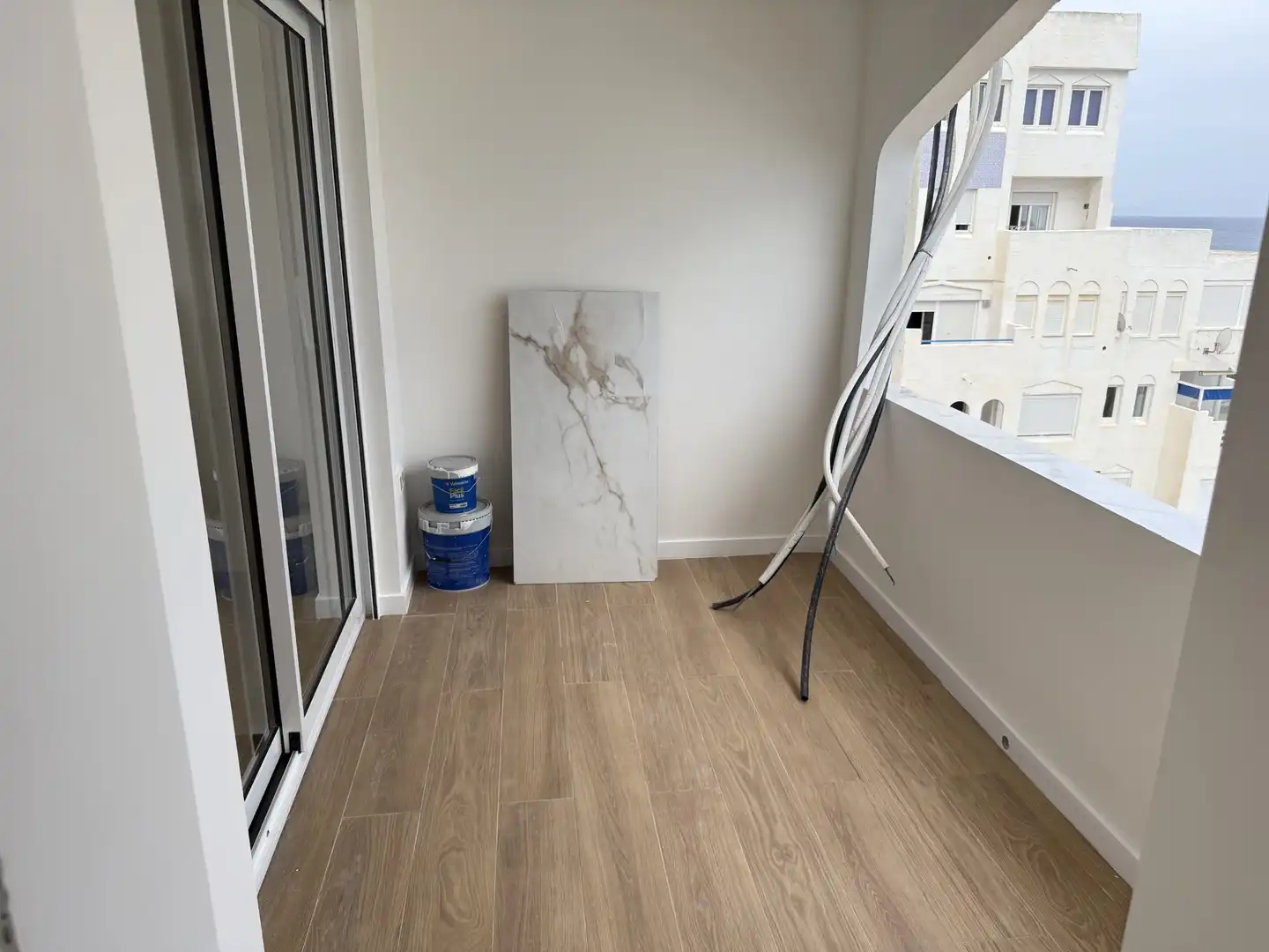 Balcony of Apartments for sale in Roquetas de Mar  with Air Conditioner, Terrace and Furnished
