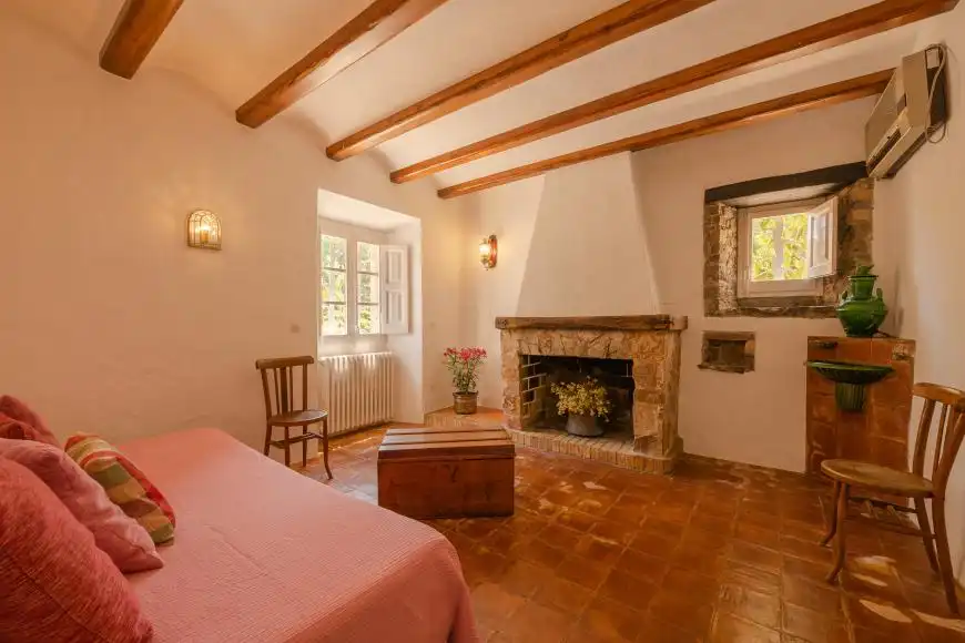 Dormitori de Finca rústica en venda en Riudarenes amb Aire condicionat, Calefacció i Jardí privat