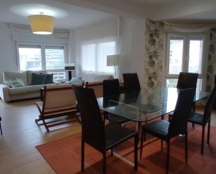 Dining room of Flat for sale in Sanxenxo  with Heating, Terrace and Furnished