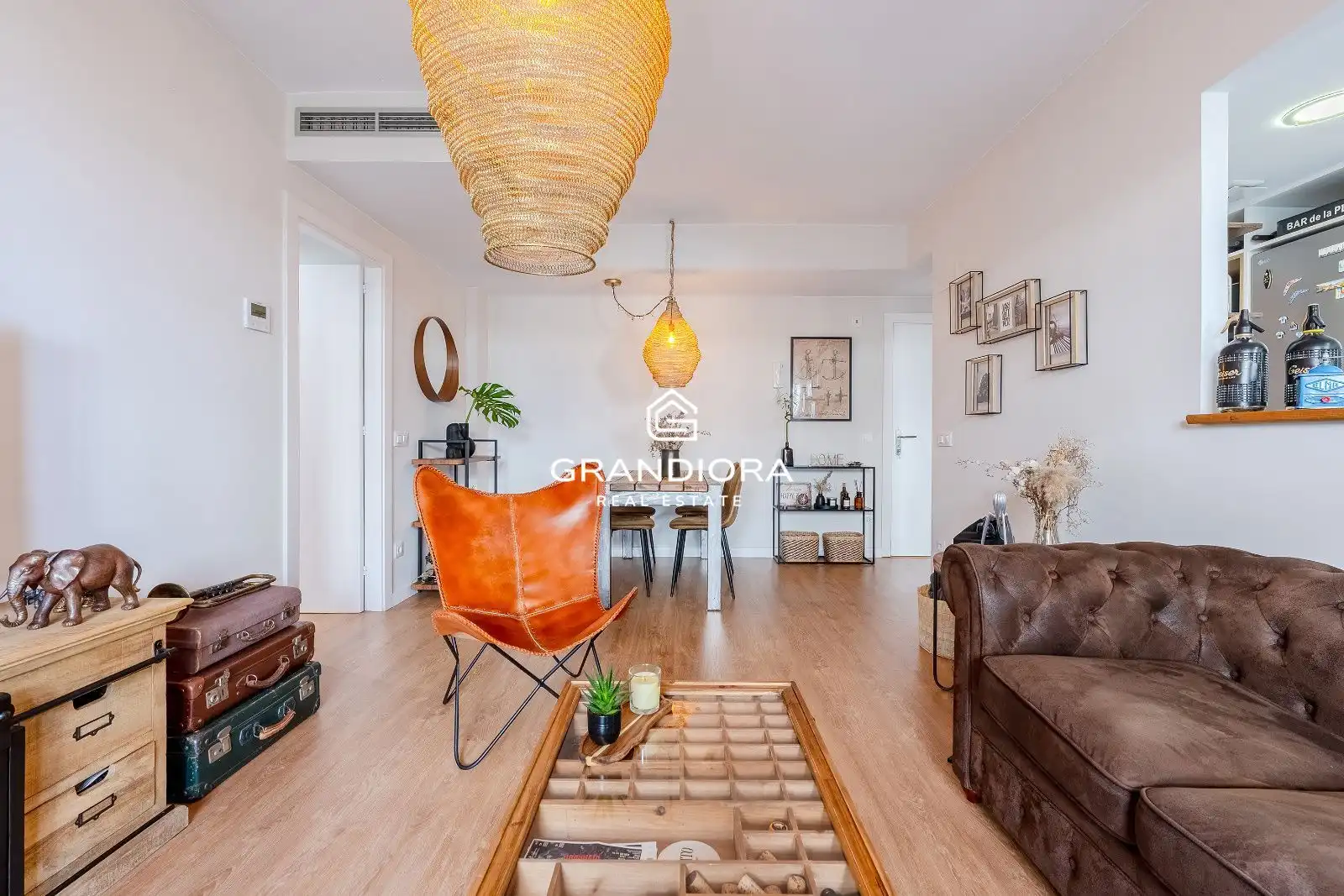 Wohnzimmer von Wohnung zur Miete in Sant Andreu de Llavaneres mit Klimaanlage, Terrasse und Schwimmbad