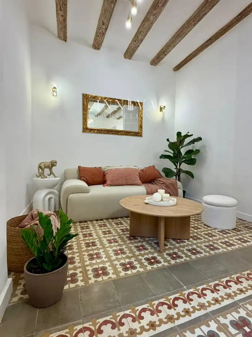 Sala de estar de Piso en venta en Barcelona con Aire acondicionado