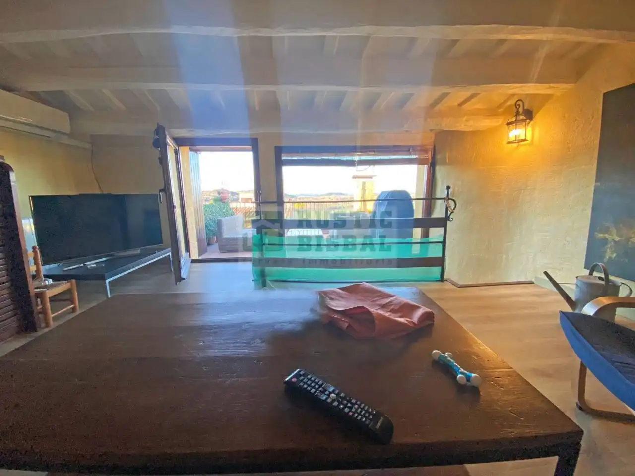 Sala d'estar de Finca rústica en venda en Forallac amb Aire condicionat, Calefacció i Terrassa