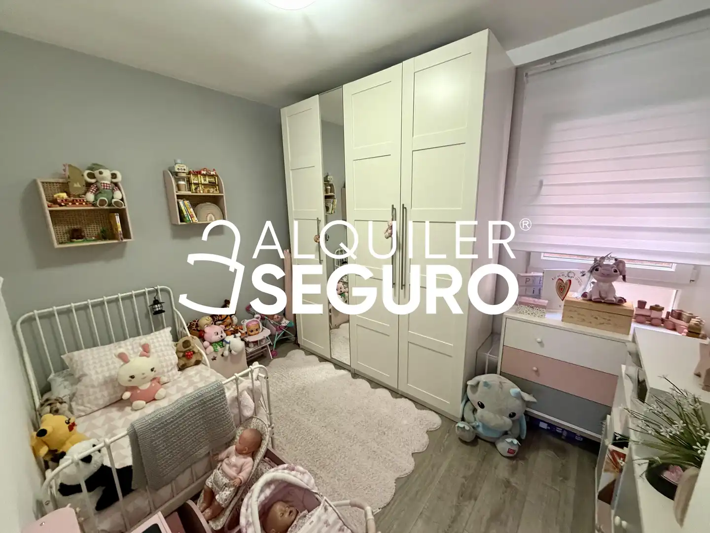 Bedroom of Flat for rent in Leganés  with Air Conditioner, Heating and Terrace