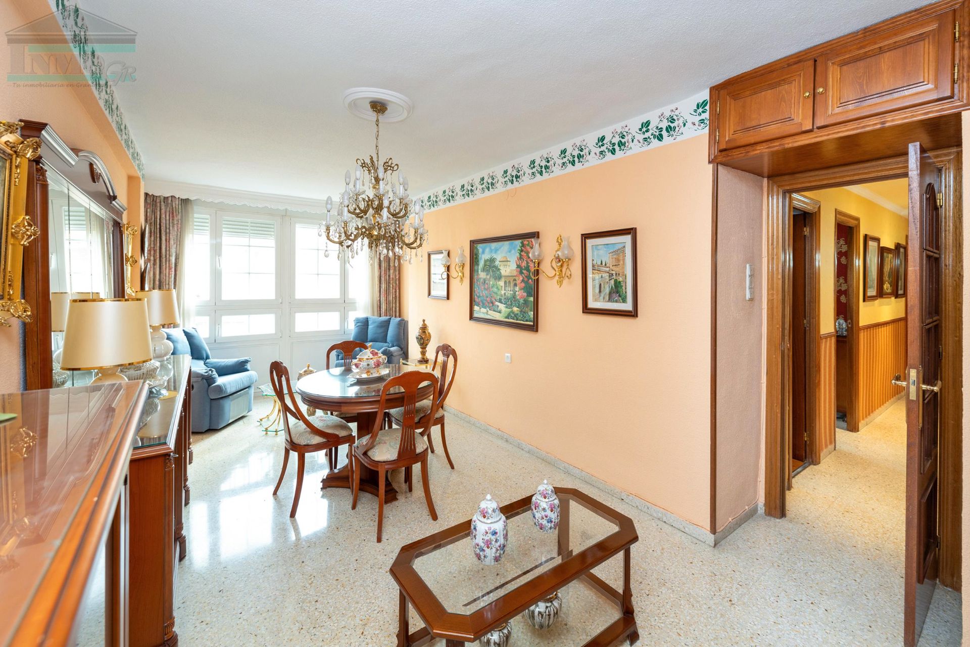Dining room of Flat for sale in  Granada Capital  with Air Conditioner and Furnished