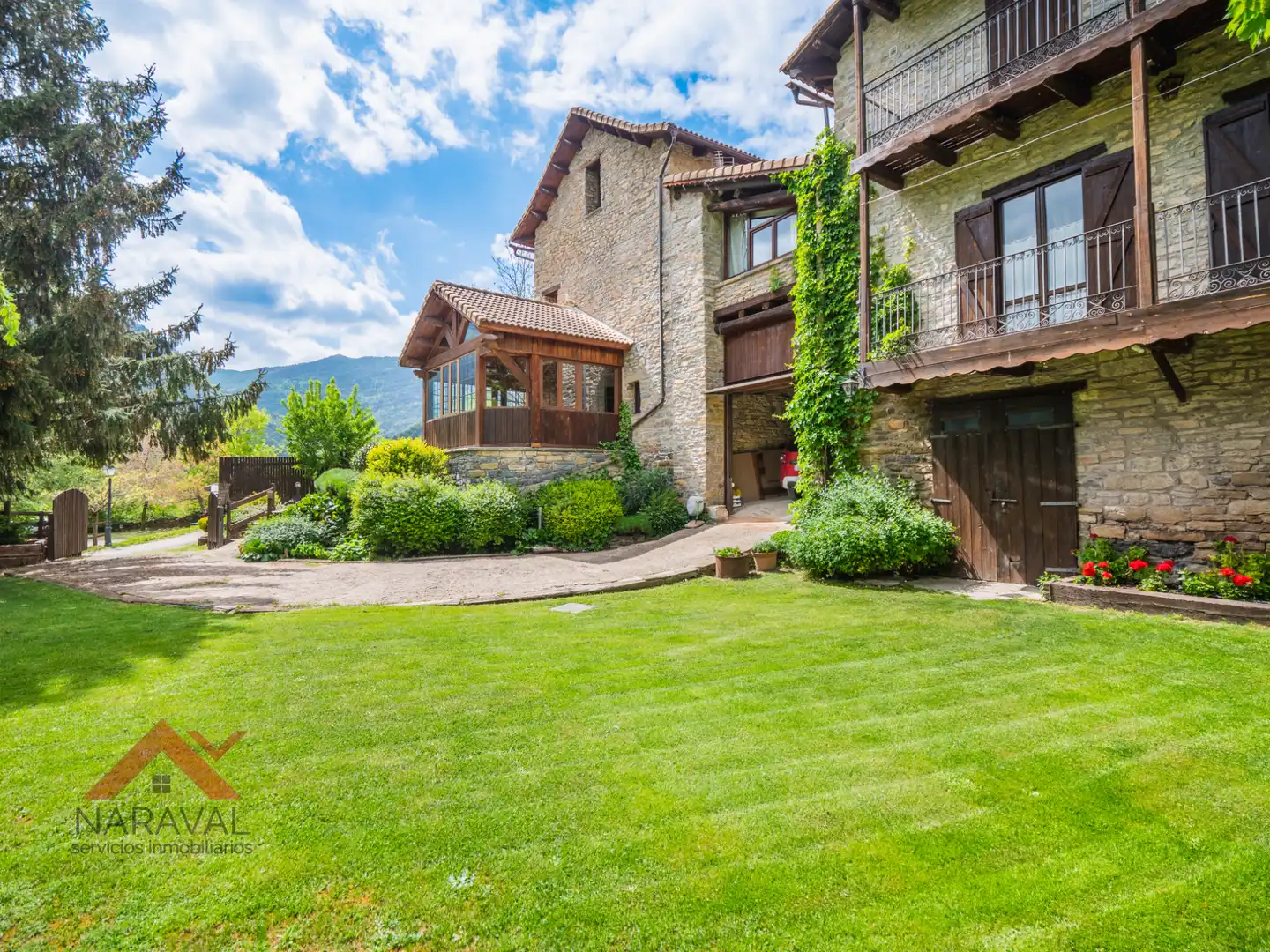 Jardín de Casa o chalet en venta en Fiscal con Aire acondicionado, Calefacción y Jardín privado