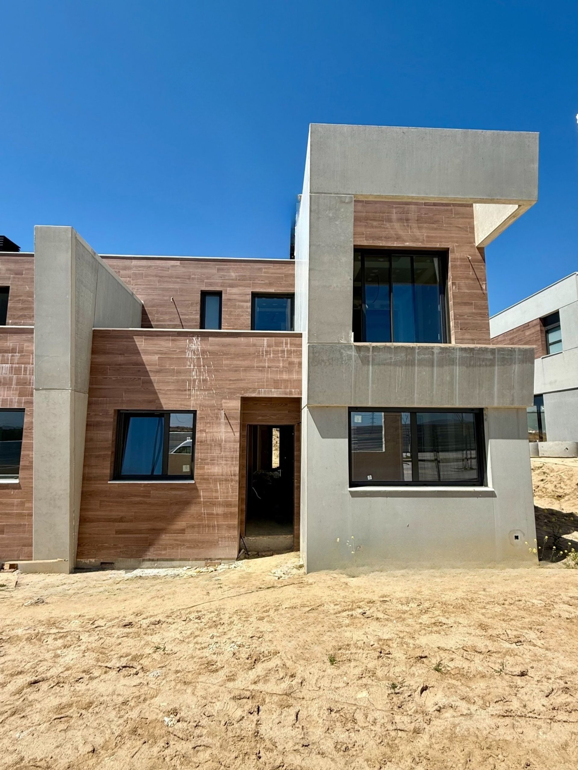 Exterior view of Single-family semi-detached for sale in Villaviciosa de Odón  with Heating, Private garden and Terrace
