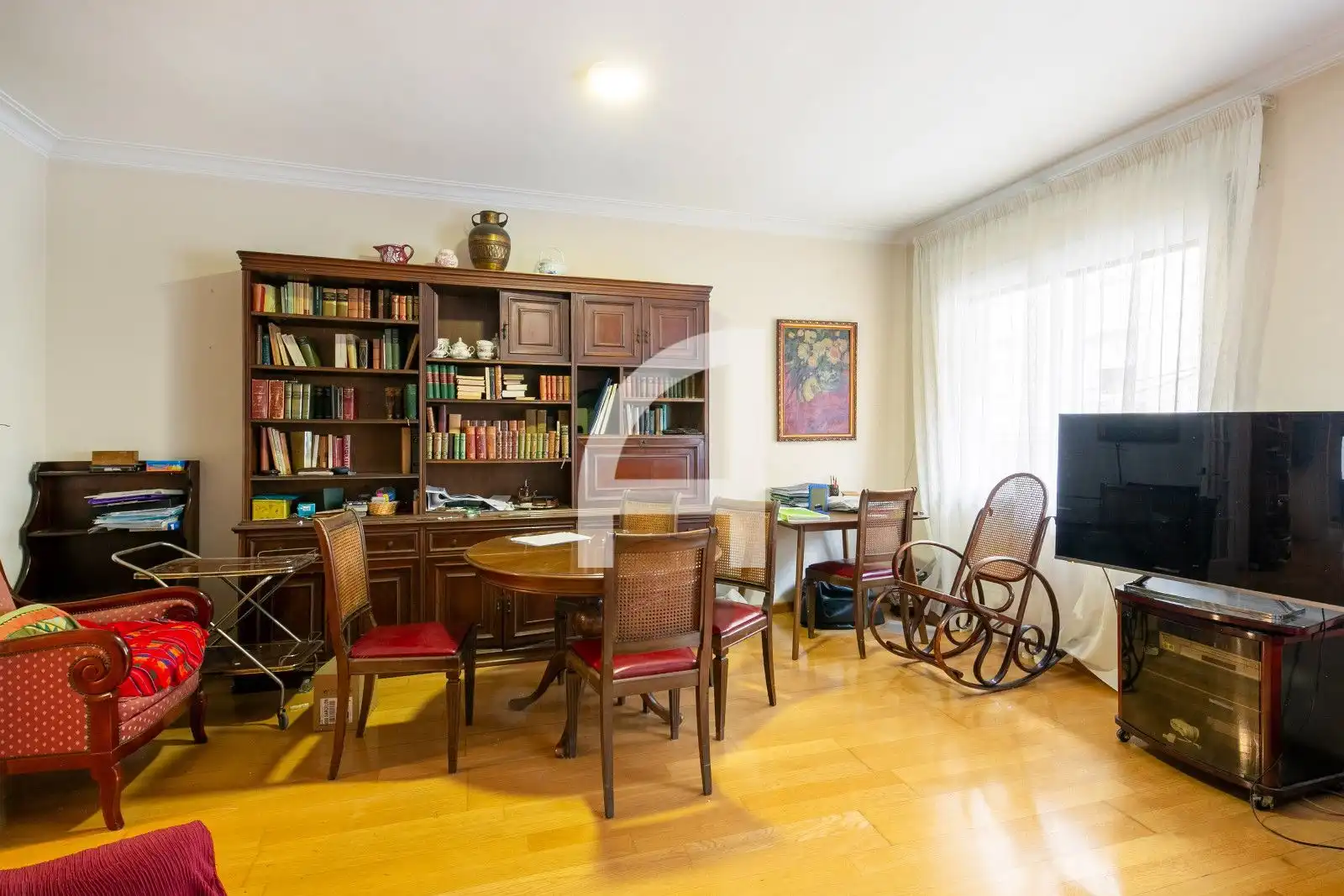 Living room of Flat for sale in Barcelona  with Air Conditioner, Heating and Parquet flooring
