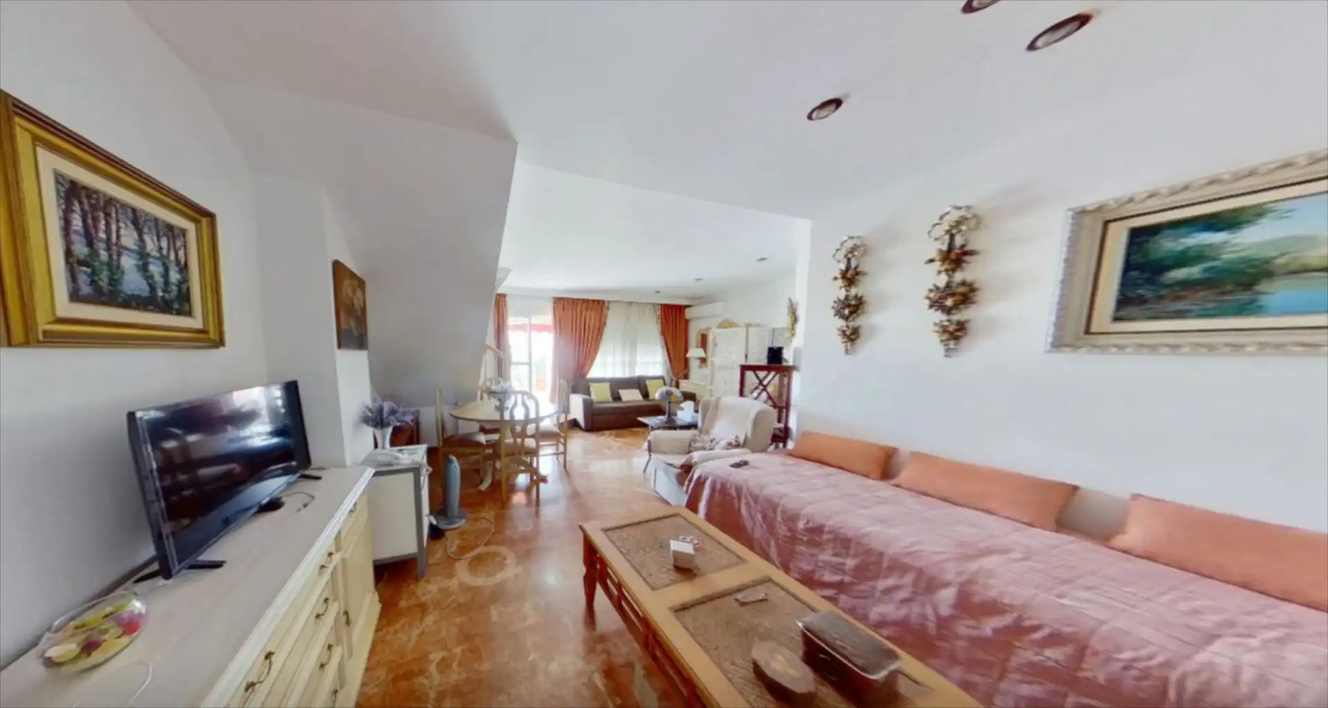 Sala d'estar de Àtic en venda en Valencia amb Terrassa i Traster