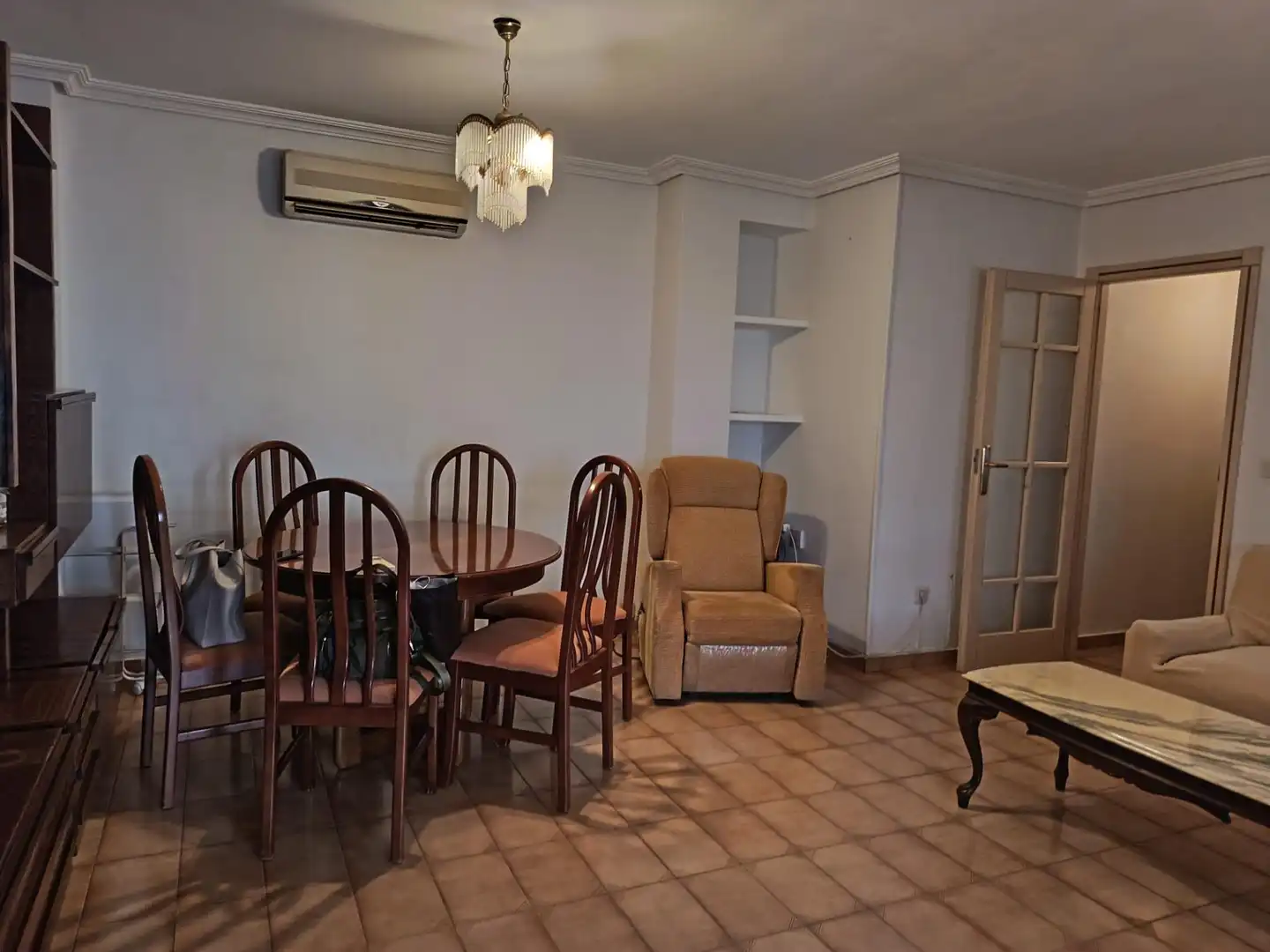 Esszimmer von Wohnung zur Miete in Alicante / Alacant mit Klimaanlage, Terrasse und Möbliert