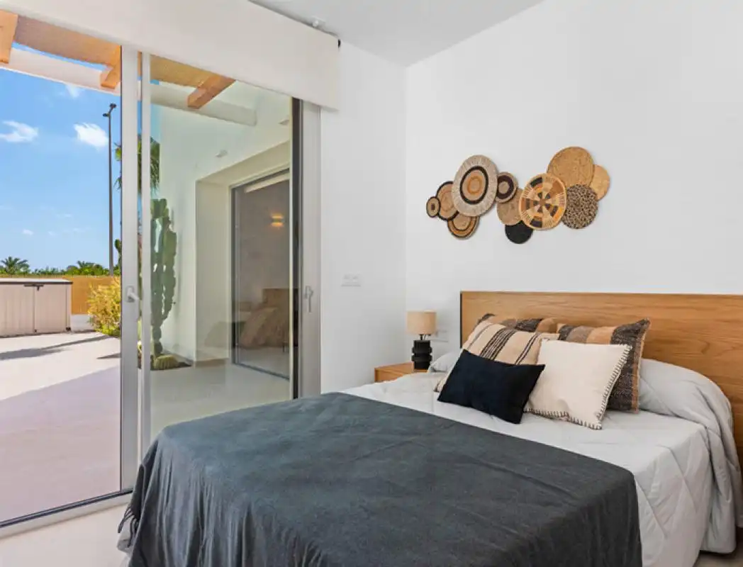 Dormitori de Casa o xalet en venda en Benijófar amb Aire condicionat, Terrassa i Piscina