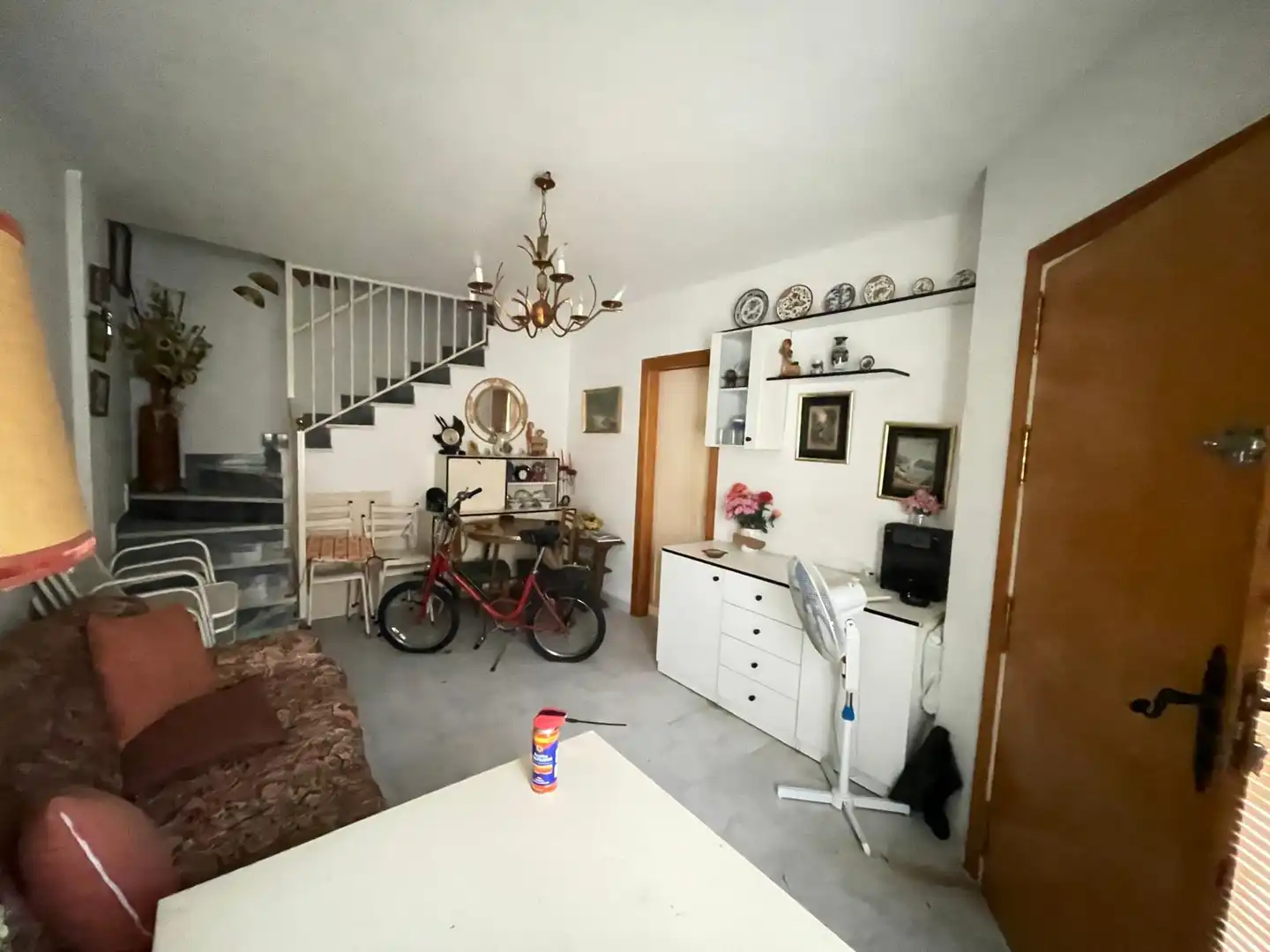 Wohnzimmer von Einfamilien-Reihenhaus zum Verkauf in San Pedro del Pinatar mit Terrasse, Möbliert und Ofen