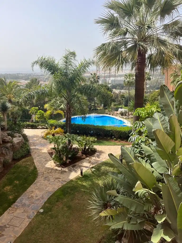 Swimming pool of Flat for rent in Marbella  with Air Conditioner, Terrace and Swimming Pool