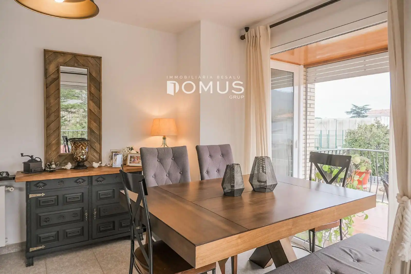 Dining room of Houses for sale in Besalú  with Air Conditioner, Private garden and Terrace