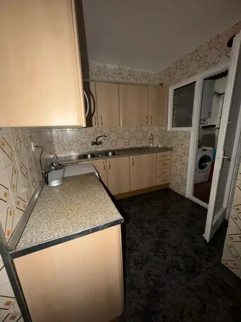 Kitchen of Flat for sale in Badalona  with Furnished and Balcony