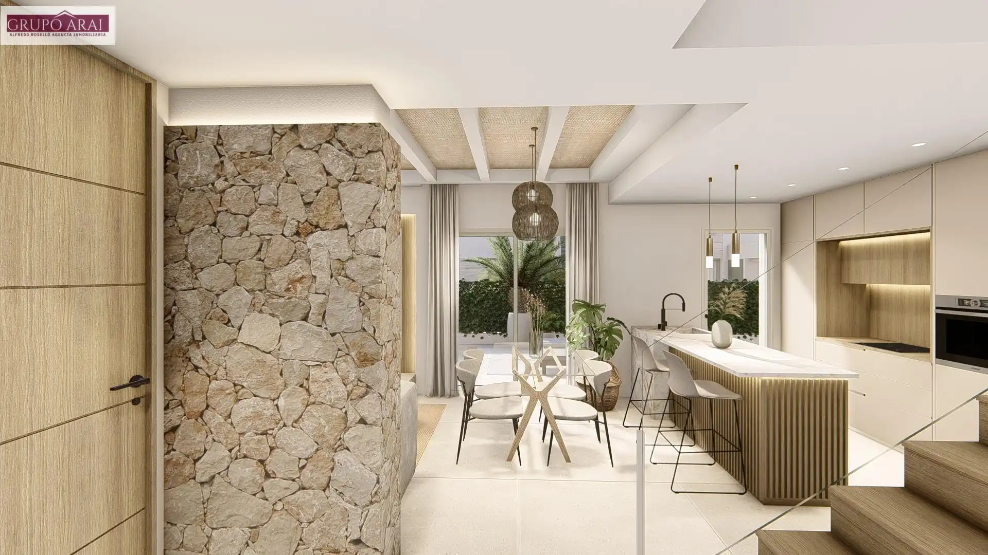 Comedor de Casa adosada en venta en Formentera del Segura con Calefacción, Jardín privado y Terraza