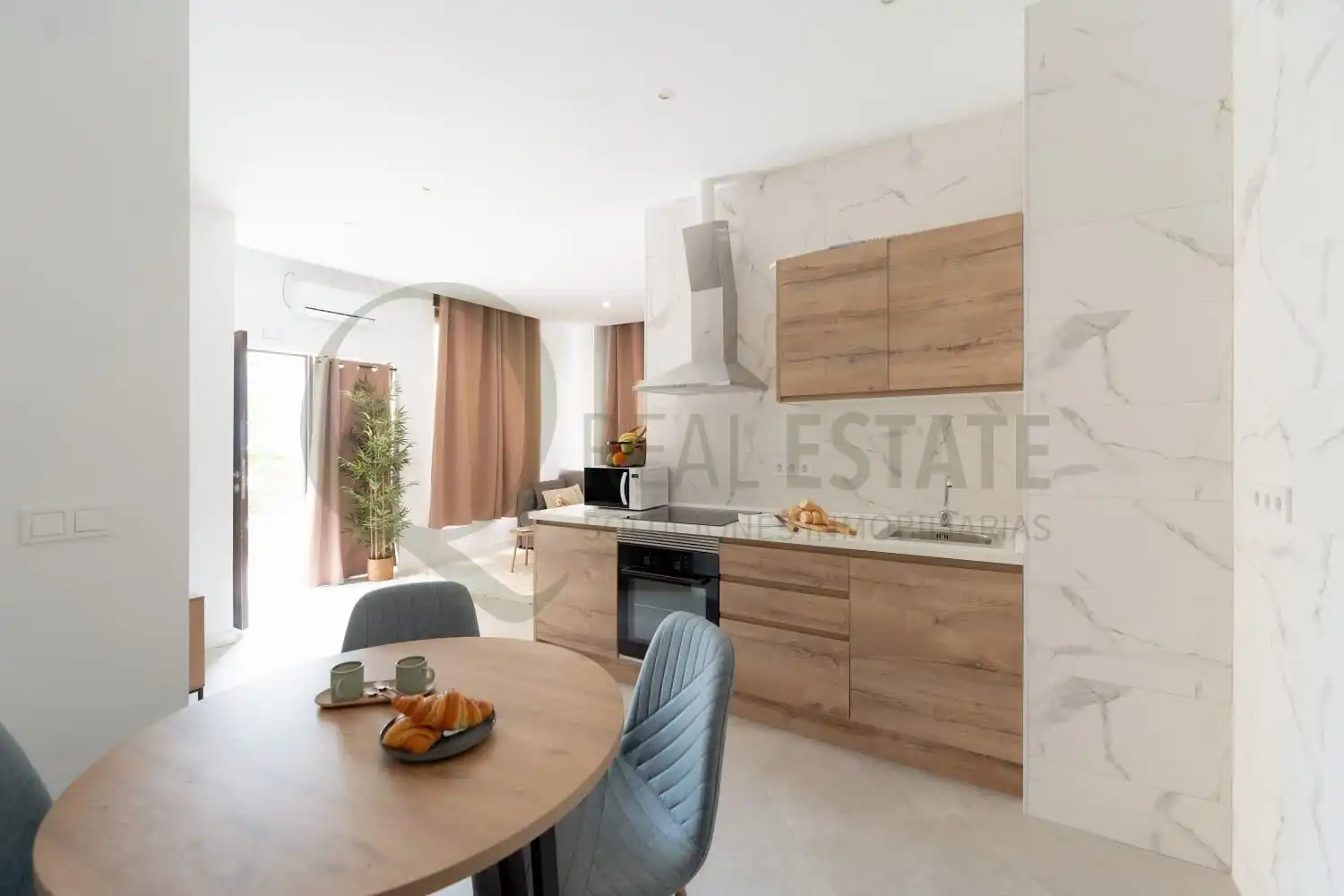 Cocina de Planta baja en venta en Alicante / Alacant con Aire acondicionado, Calefacción y Amueblado