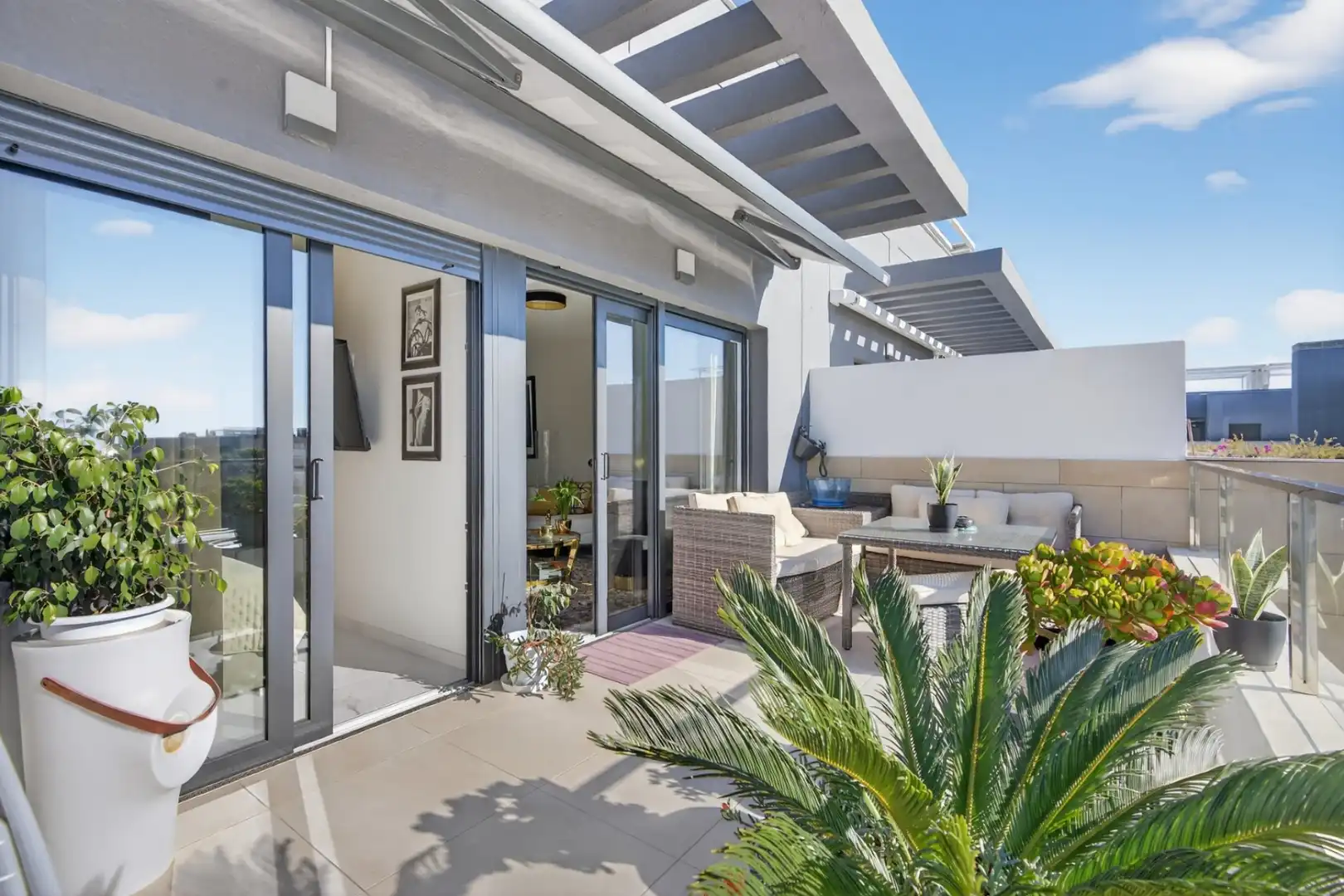 Terrasse von Dachboden zum Verkauf in Orihuela mit Klimaanlage, Heizung und Terrasse