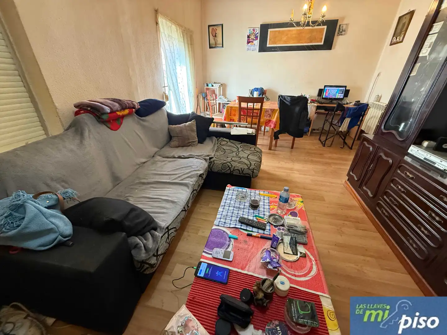 Wohnzimmer von Wohnung zum Verkauf in Valladolid mit Heizung, Parkett und Terrasse