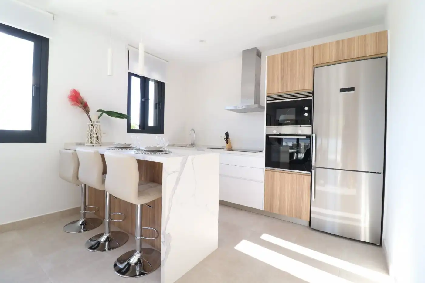 Kitchen of Houses for sale in La Nucia  with Air Conditioner, Private garden and Terrace