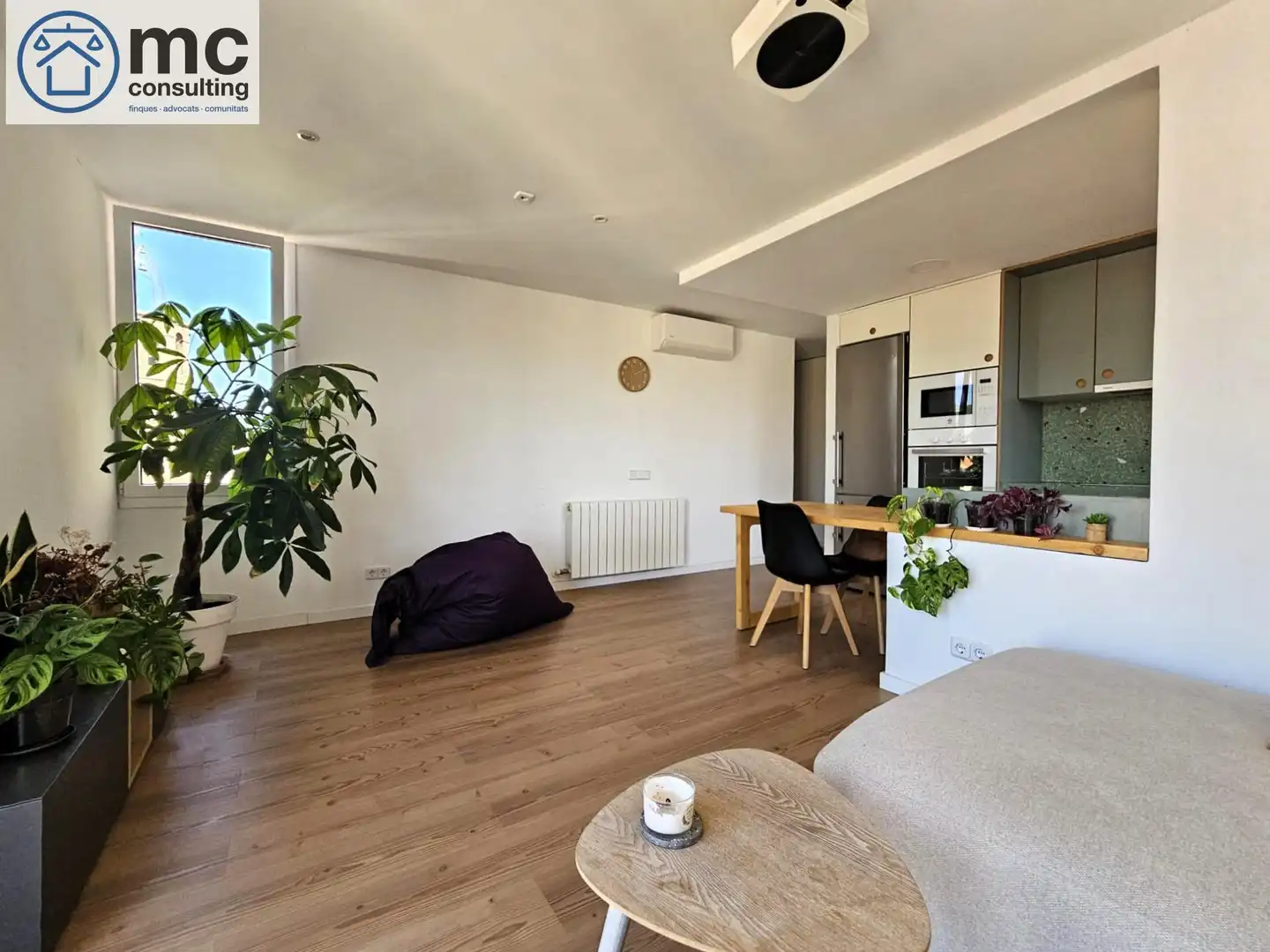 Sala de estar de Piso en venta en La Garriga con Aire acondicionado, Calefacción y Parquet