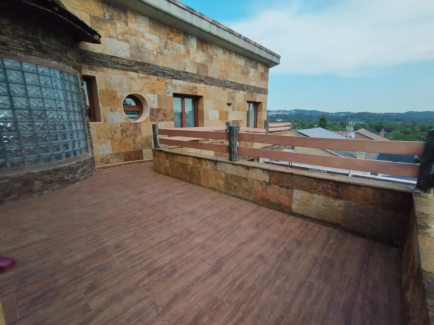 Terraza de Casa o chalet en venta en Viladecavalls con Calefacción, Jardín privado y Parquet