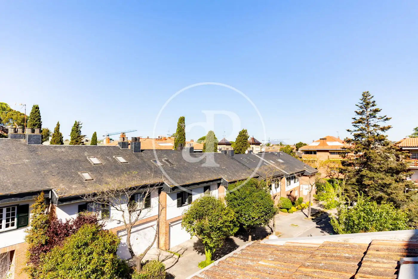 Exterior view of Detached homes for sale in Sant Cugat del Vallès  with Air Conditioner, Heating and Private garden