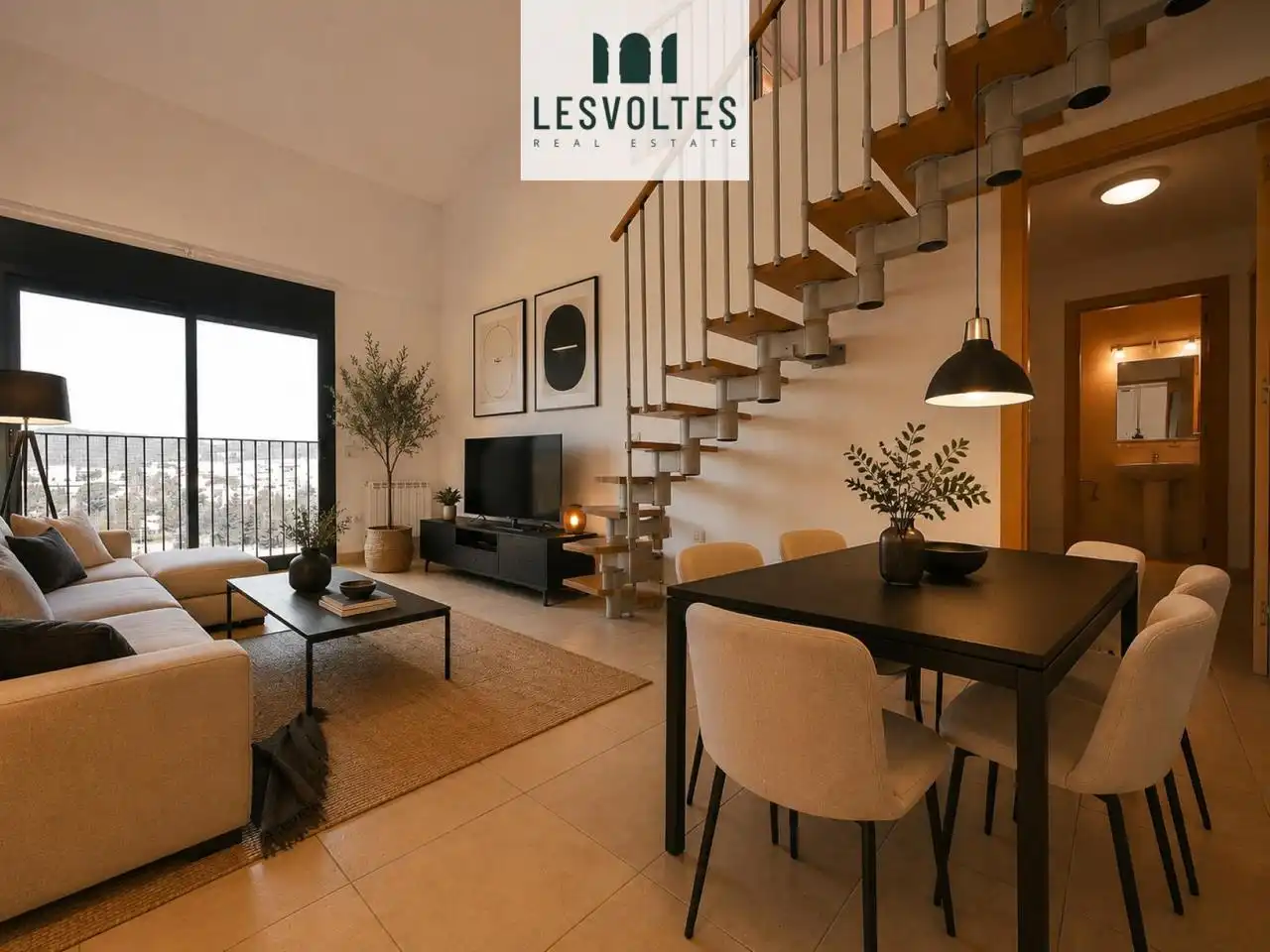 Sala de estar de Dúplex en venta en Palafrugell con Calefacción y Terraza