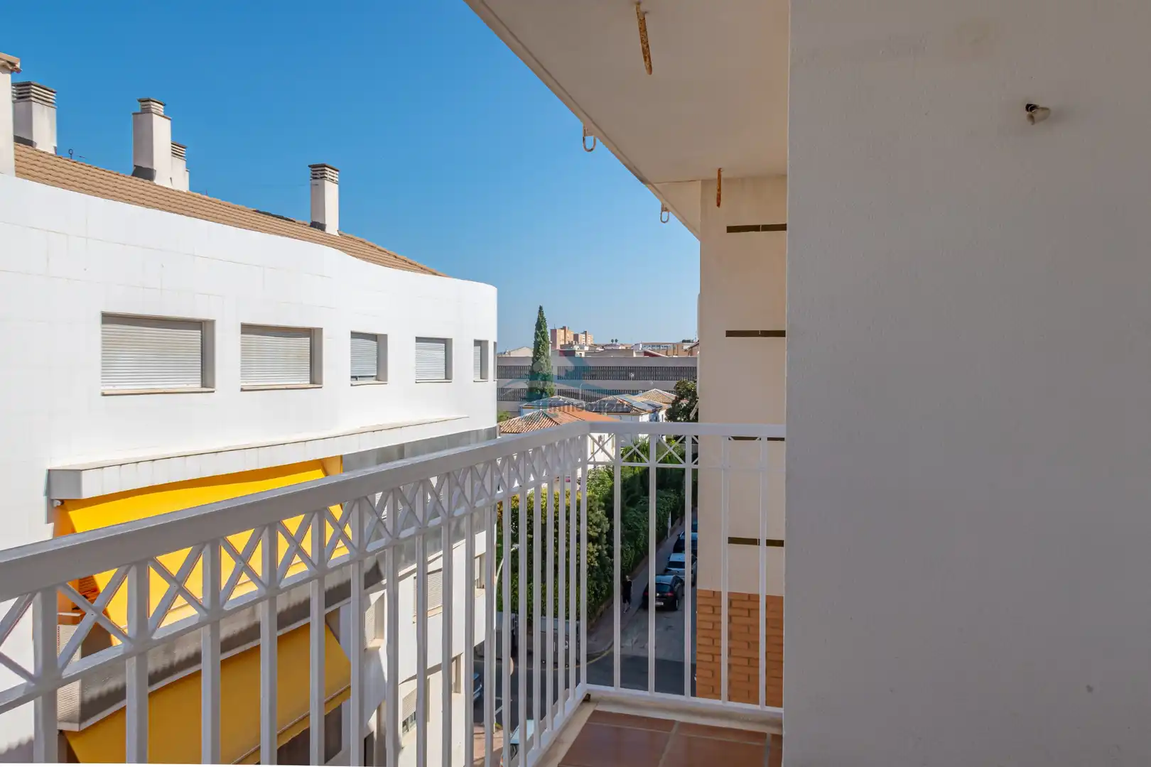 Balcony of Flat for rent in Linares  with Air Conditioner, Heating and Furnished
