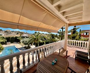 Terrace of House or chalet for sale in Alicante / Alacant  with Air Conditioner, Heating and Private garden