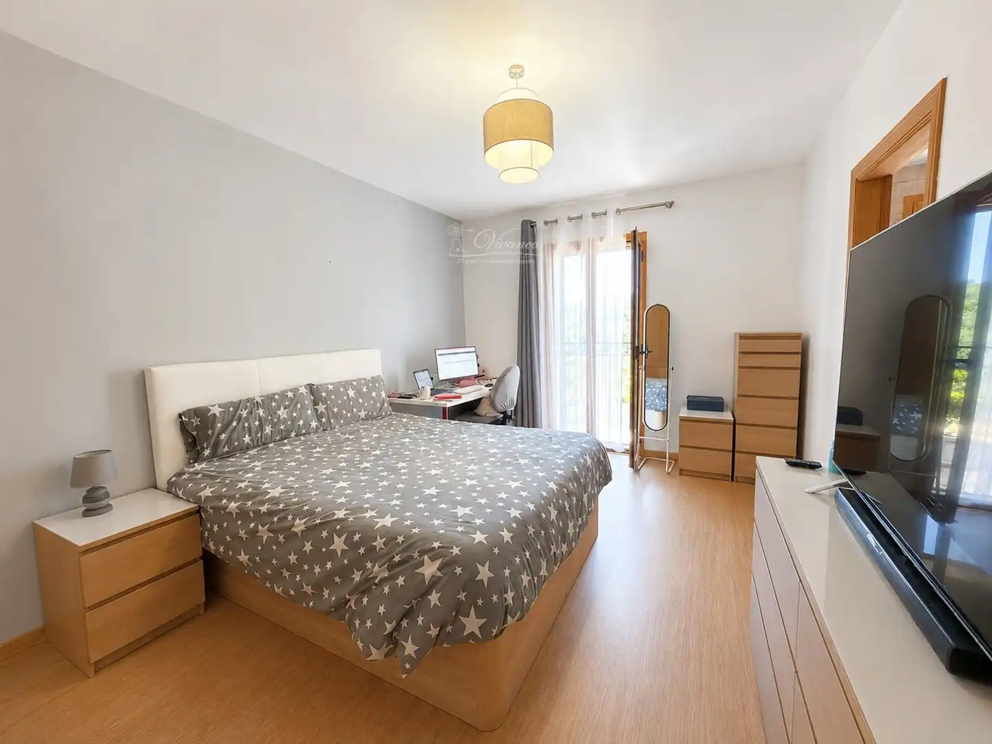 Dormitori de Casa adosada en venda en Sencelles amb Aire condicionat, Jardí privat i Terrassa