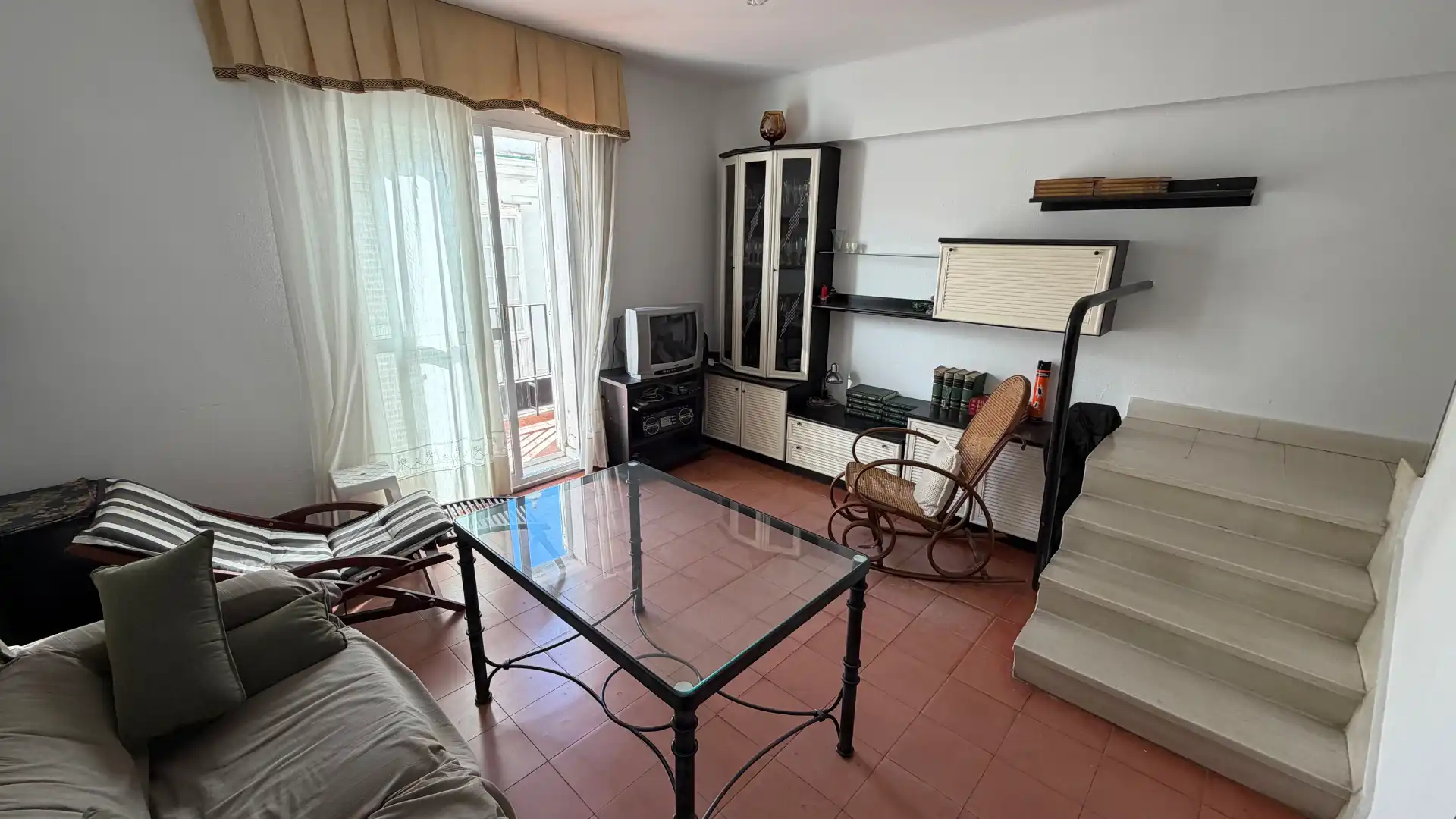 Sala de estar de Piso en venta en San Fernando con Terraza, Amueblado y Balcón