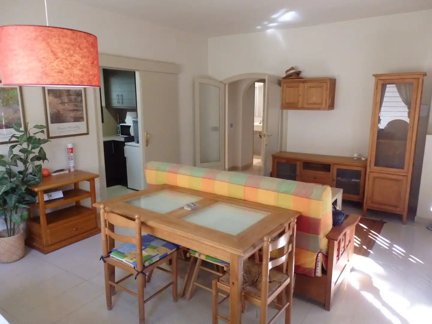 Menjador de Casa o xalet en venda en Mont-roig del Camp amb Aire condicionat, Jardí privat i Terrassa