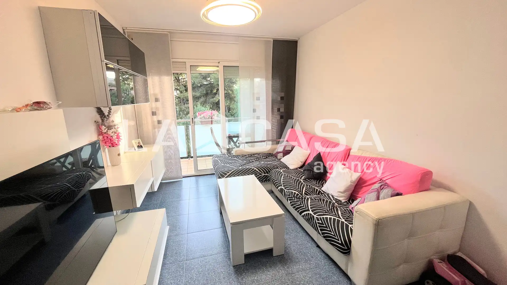 Sala de estar de Piso en venta en Pineda de Mar con Balcón