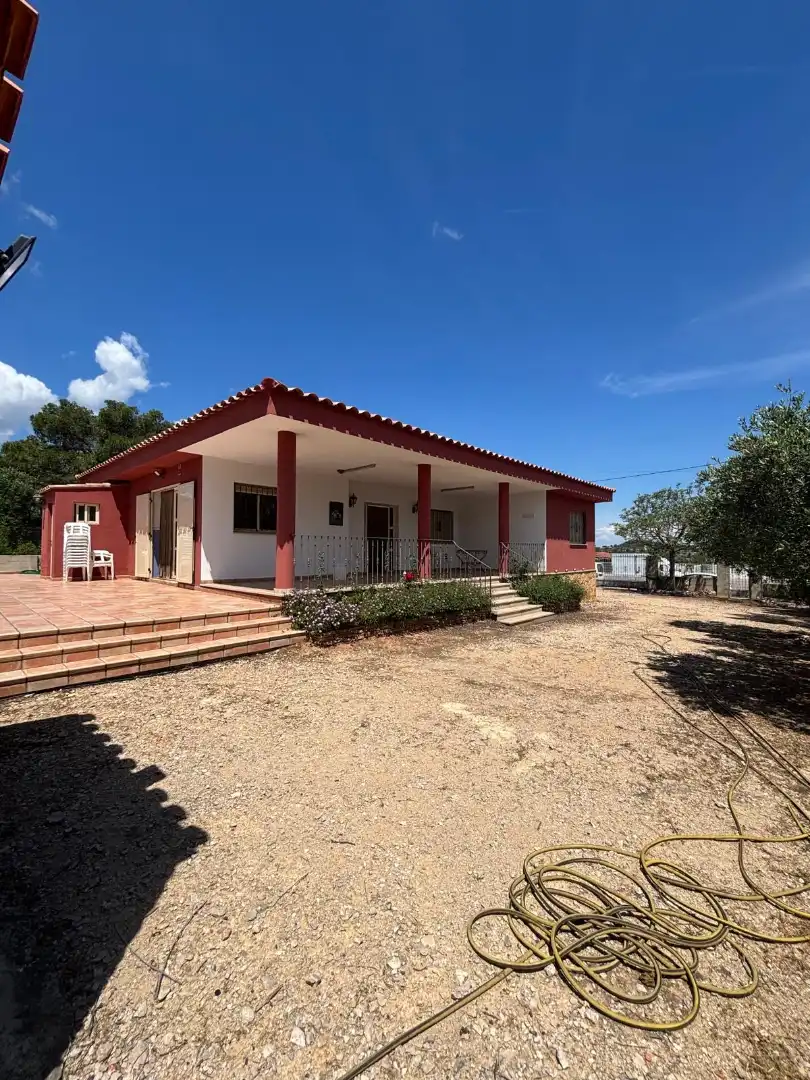 Vista exterior de Casa o chalet en venta en Catadau con Aire acondicionado, Jardín privado y Terraza