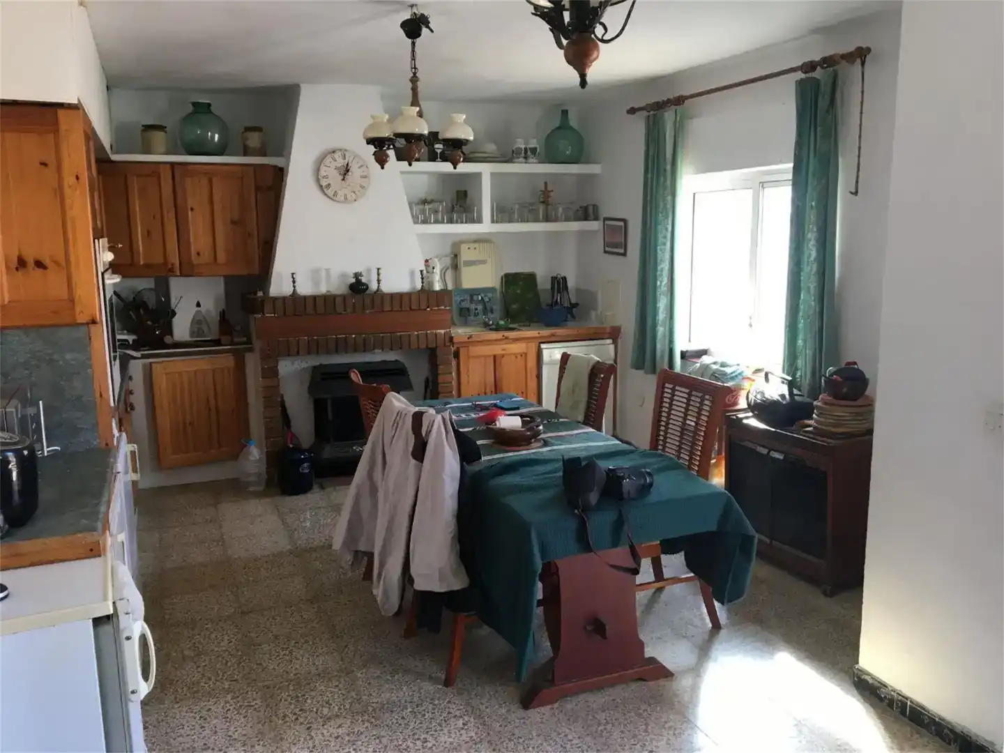 Cuina de Finca rústica en venda en Málaga Capital amb Aire condicionat i Piscina
