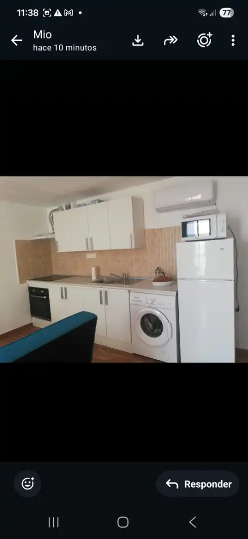 Cocina de Finca rústica de alquiler en Alhama de Almería con Aire acondicionado, Jardín privado y Amueblado