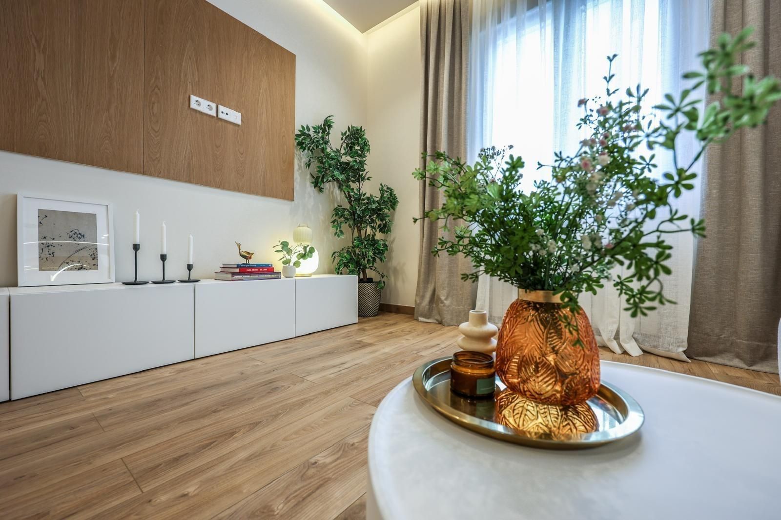 Living room of Flat for sale in  Madrid Capital  with Air Conditioner and Heating