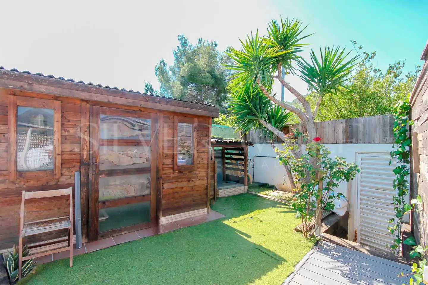 Garden of Houses for sale in Sant Pere de Ribes  with Air Conditioner, Private garden and Storage room