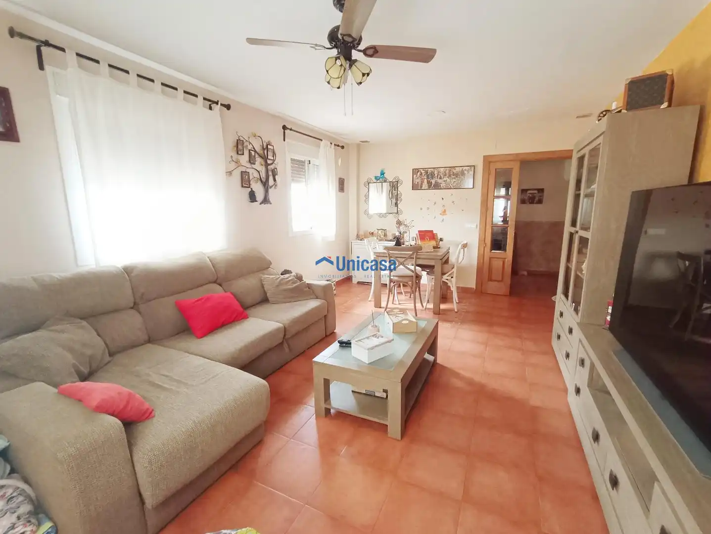 Sala de estar de Piso en venta en Málaga con Calefacción y Terraza